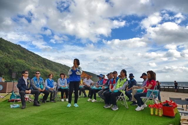 親子健走活動－區長致詞