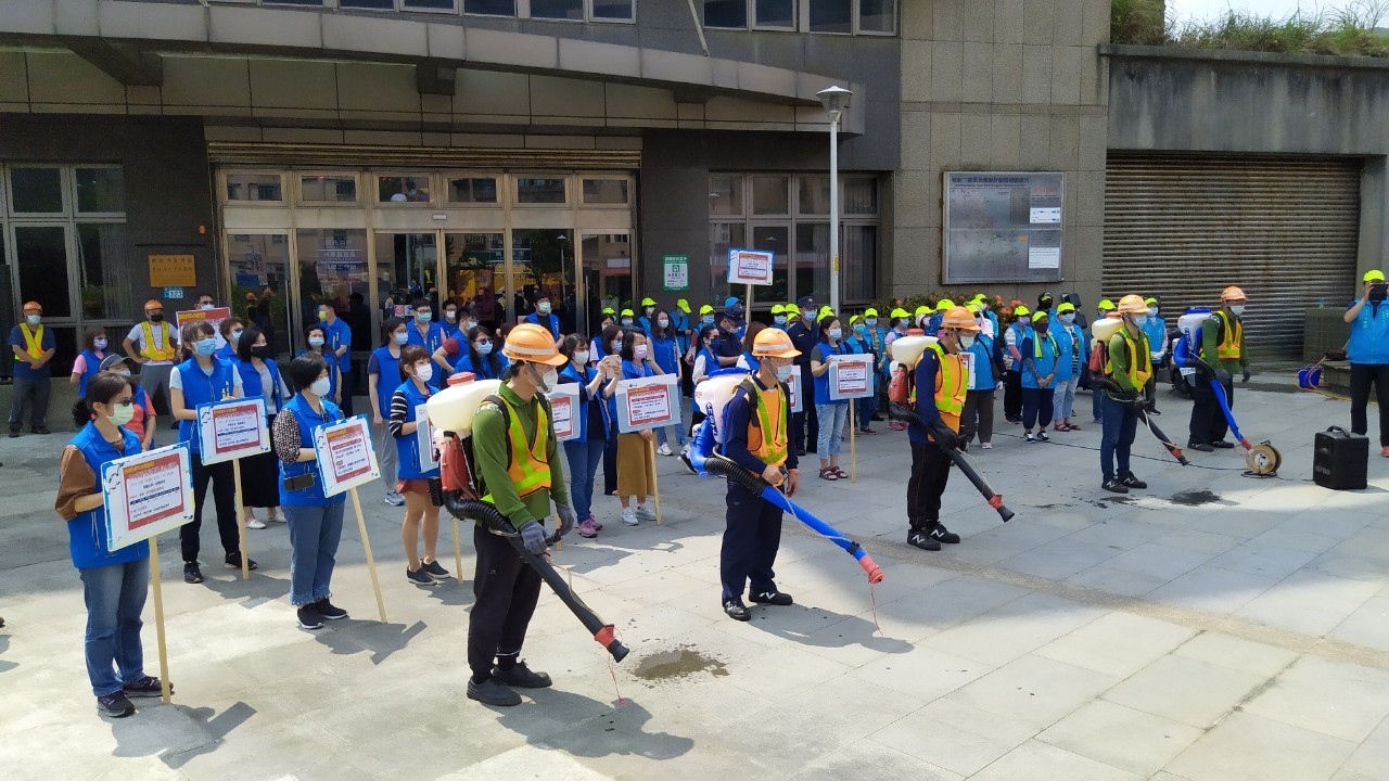 萬里區進行24小時全市總動員大清消9