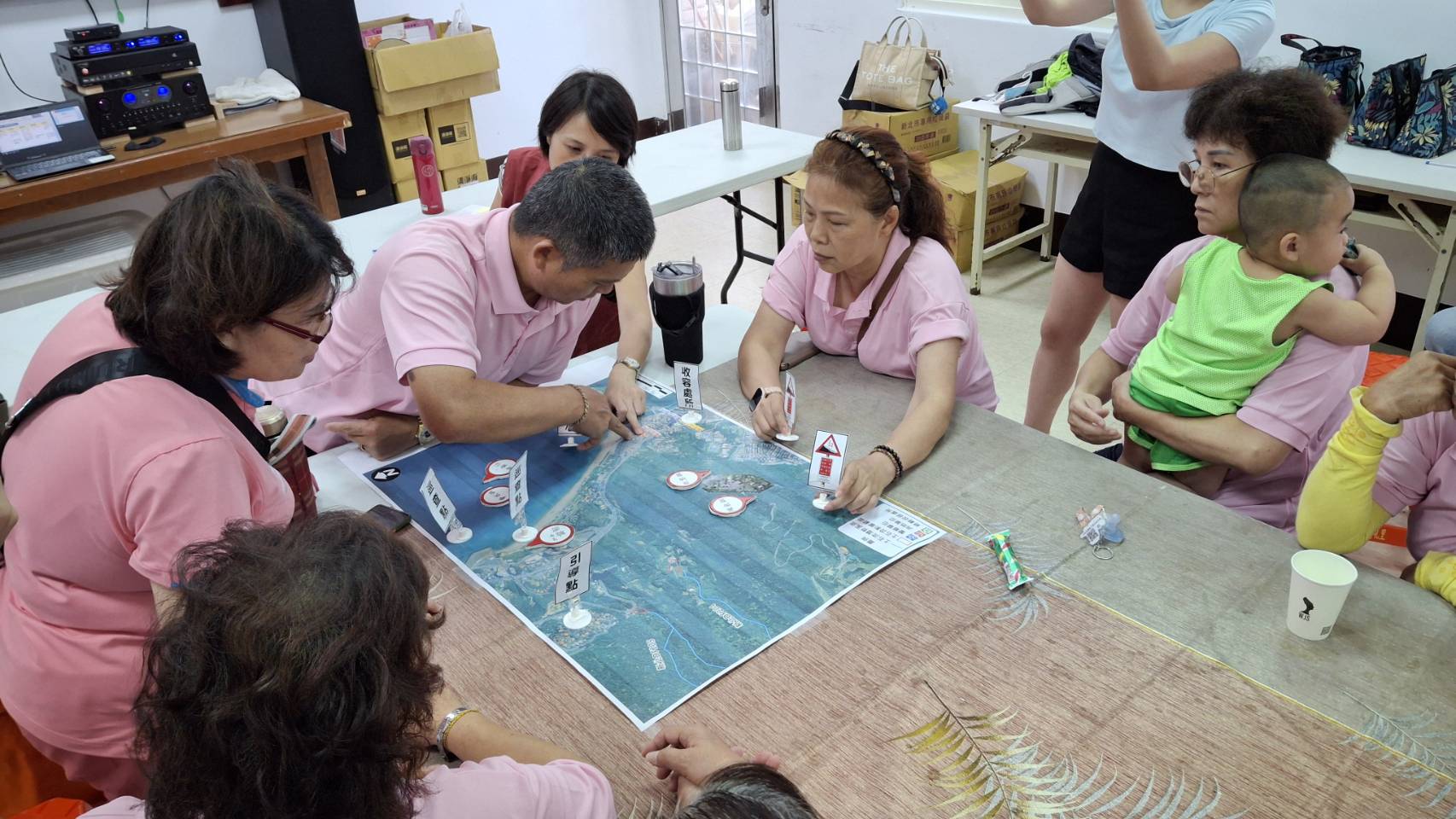 萬里區公所辦理土石流兵棋推演-4