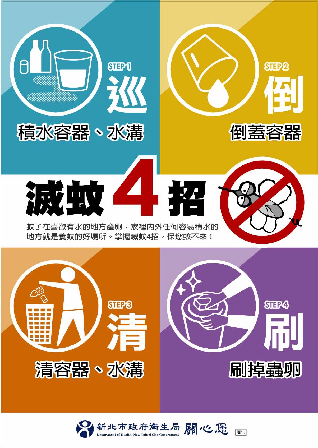 巡倒清刷-滅蚊4招