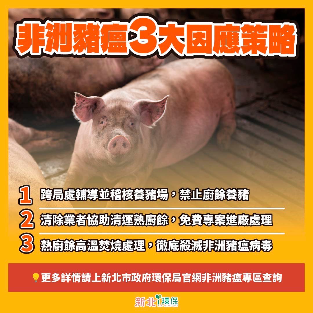非洲豬瘟三大因應策略