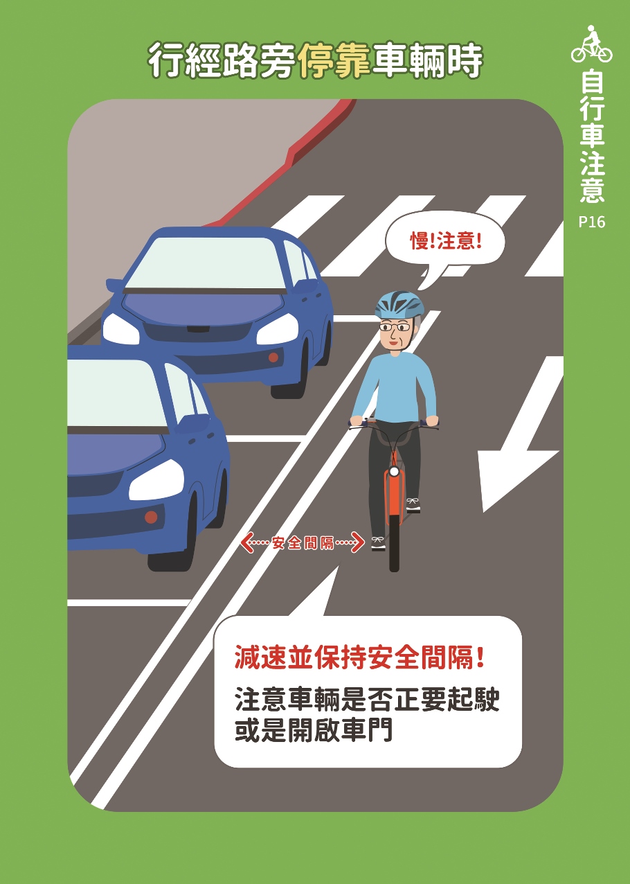 16_行經路旁停靠車輛時