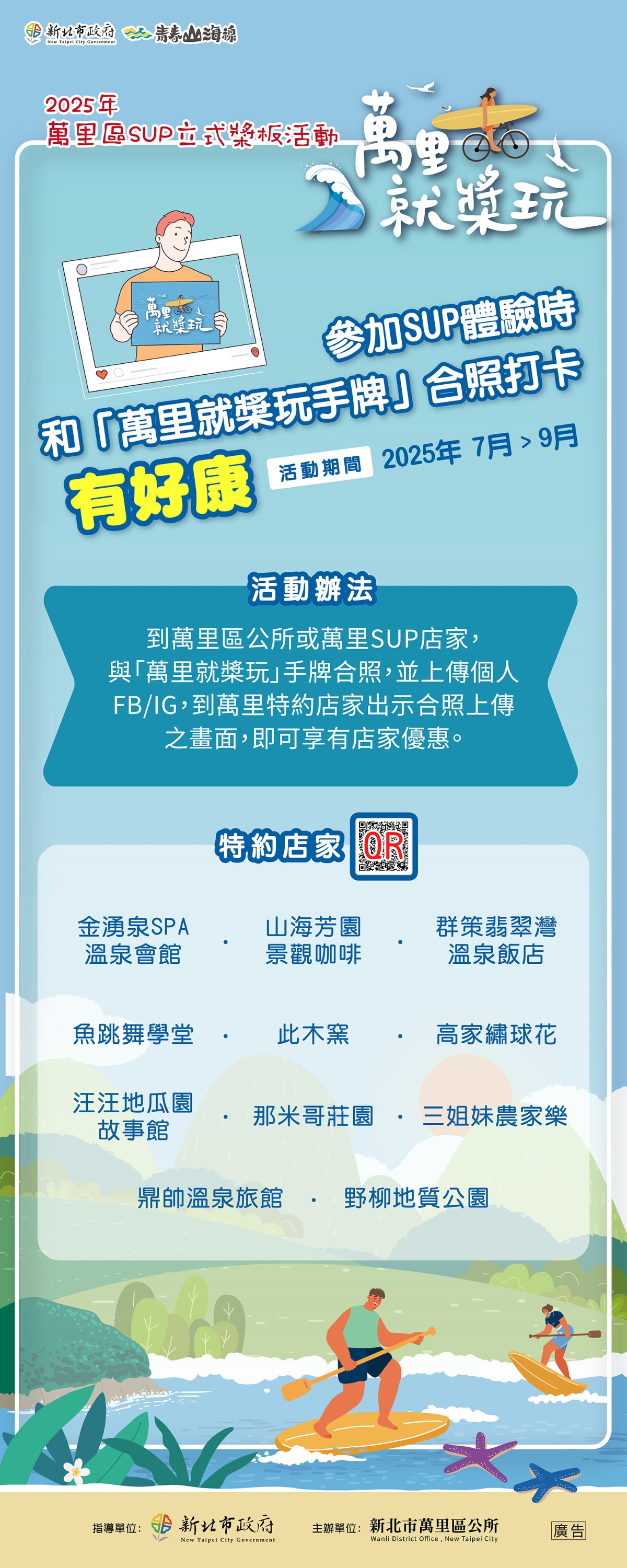 2025萬里就槳玩-活動說明立牌